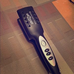 Wet to straight iron